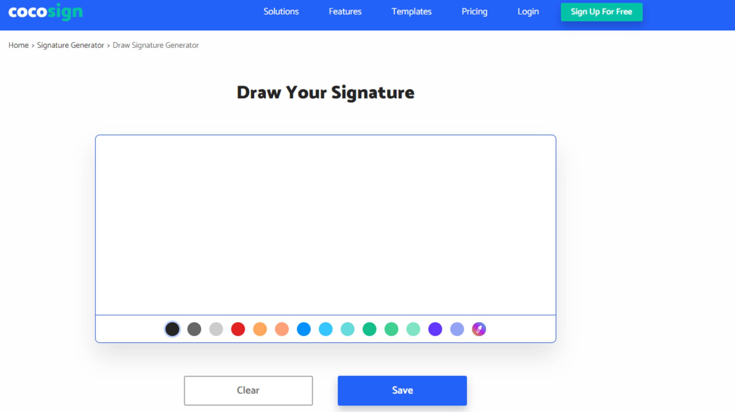 Draw your Signature with this app