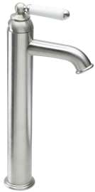 Single hole vessel bathroom faucet